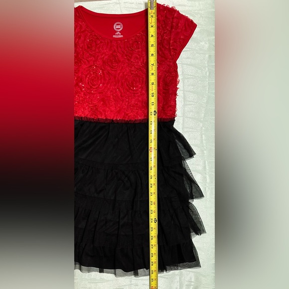 Wonder Nation Red Floral Kids Dress - Picture 4 of 11